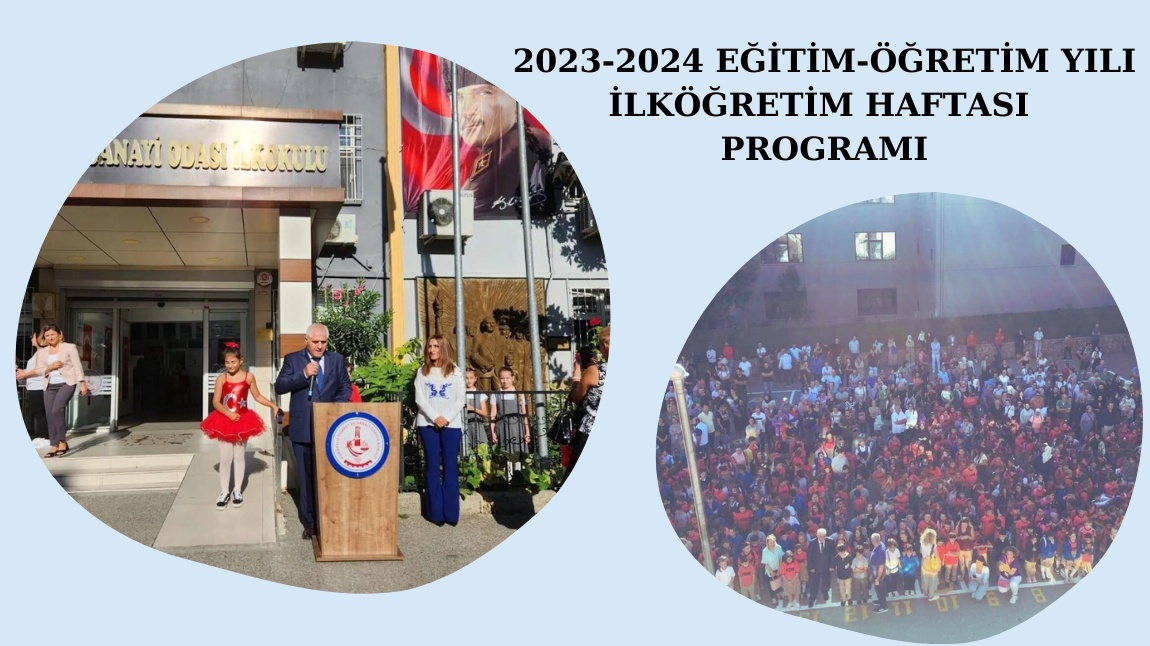 2023-2024 Eğitim-Öğretim Yılı İlköğretim Haftası Programı
